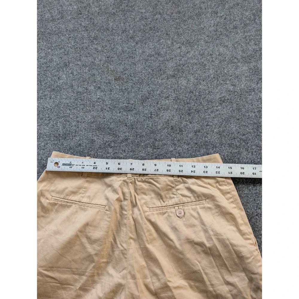 Ralph Lauren Golf Women's Size 8 Beige Chino Shorts Pony Logo Stretch Khaki